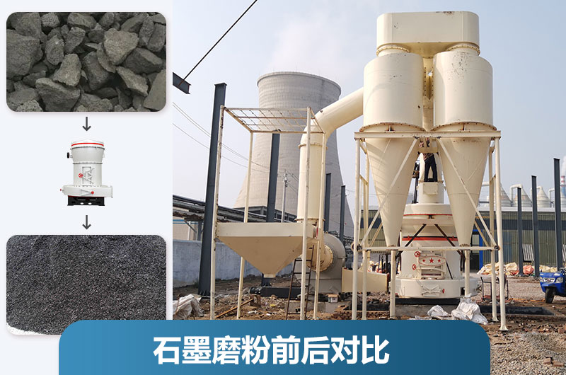 石墨磨粉前后對(duì)比圖 石墨磨粉前后對(duì)比圖