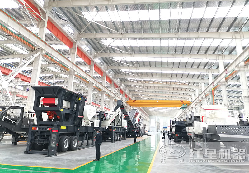 每小時產(chǎn)3000噸破碎機(jī)車間展示