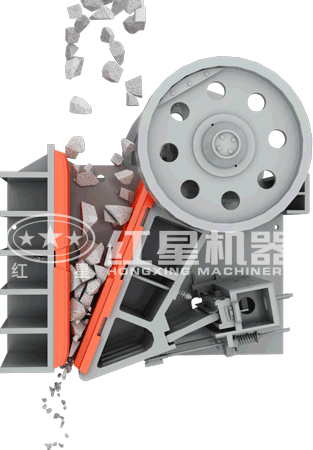 顎式破碎機(jī)的工作原理圖 顎式破碎機(jī)的工作原理圖