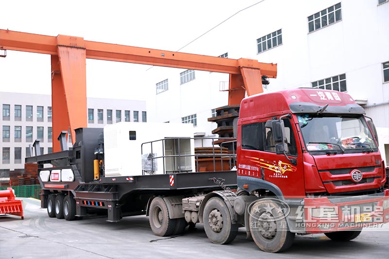 車載流動磕石機(jī)可以開著走 車載流動磕石機(jī)可以開著走