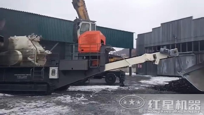 履帶式可移動煤礦破碎機 履帶式可移動煤礦破碎機