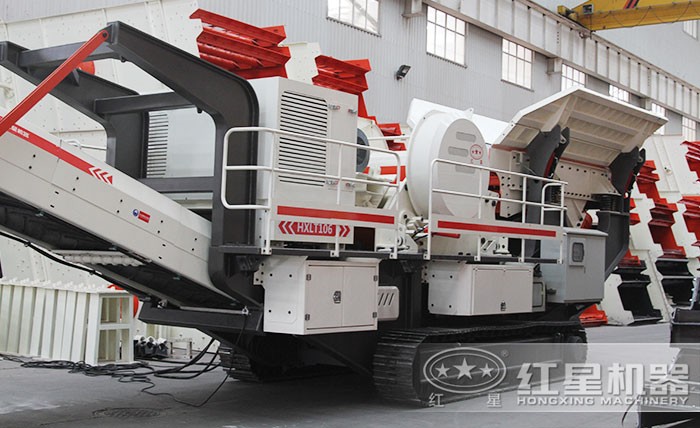 履帶式移動建筑垃圾破碎機(jī)