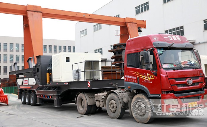 輪胎可移動的碎石機(jī) 輪胎可移動的碎石機(jī)