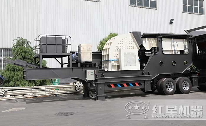 車載式砂(沙)石料分離機(jī)——搭配重錘破 車載式砂(沙)石料分離機(jī)——搭配重錘破