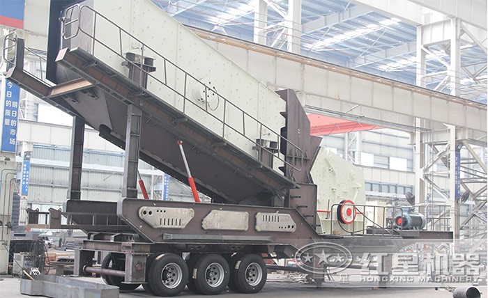 車載式砂(沙)石料分離機(jī)——搭配重錘破反擊破 車載式砂(沙)石料分離機(jī)——搭配重錘破反擊破