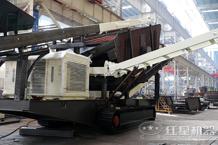 履帶式移動碎石機(jī)可油電切換 履帶式移動碎石機(jī)可油電切換