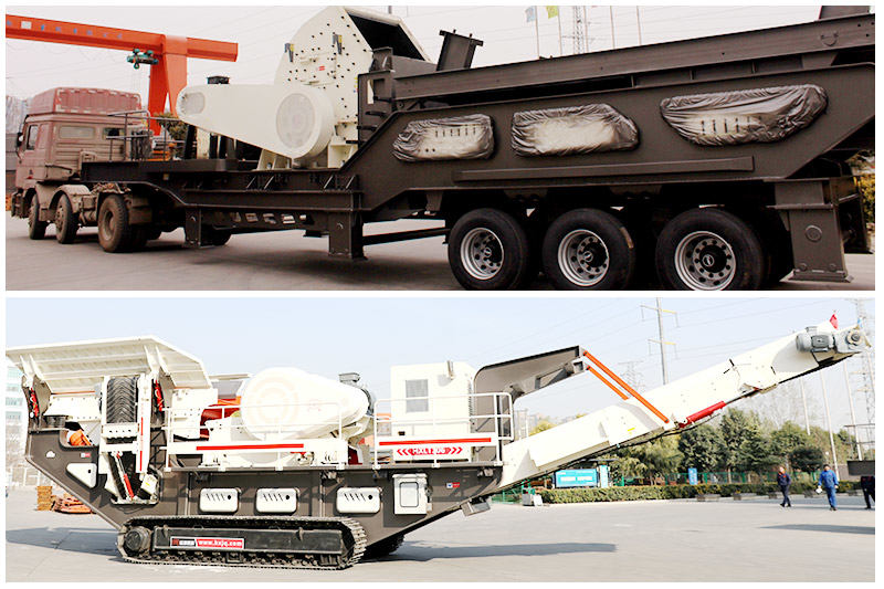 輪胎式、履帶式移動粉碎制砂機(jī)