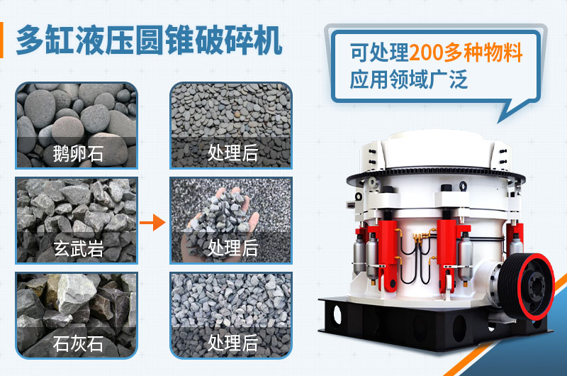 多缸液壓圓錐破碎機(jī)應(yīng)用