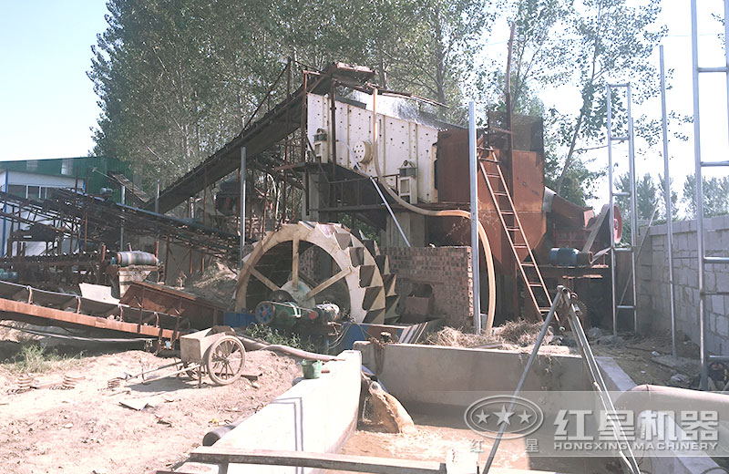 泥、沙、土分離現(xiàn)場(chǎng)